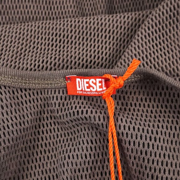 Diesel Jennifer Utlt Mesh Beach Cover Maxi Dress In Brown - Size Medium - NWT - Picture 6 of 11